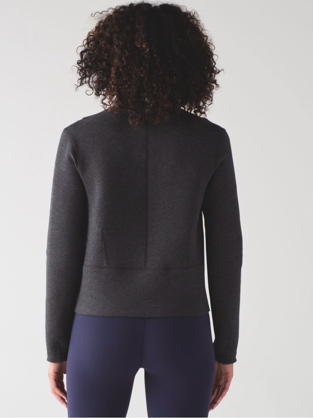 lululemon athletica Charcoal Long-Sleeve Pullover